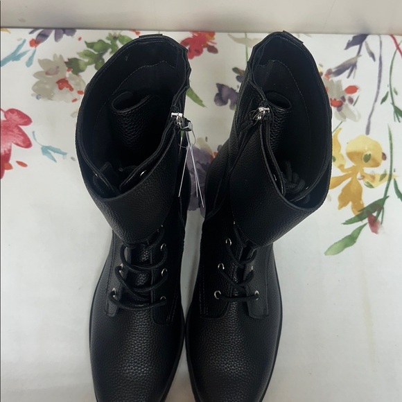 AEROSOLES Black Combat Boots - Picture 7 of 11
